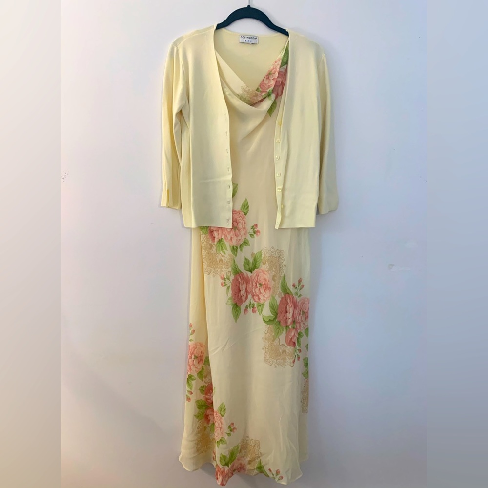 Spring Dress with Sweater